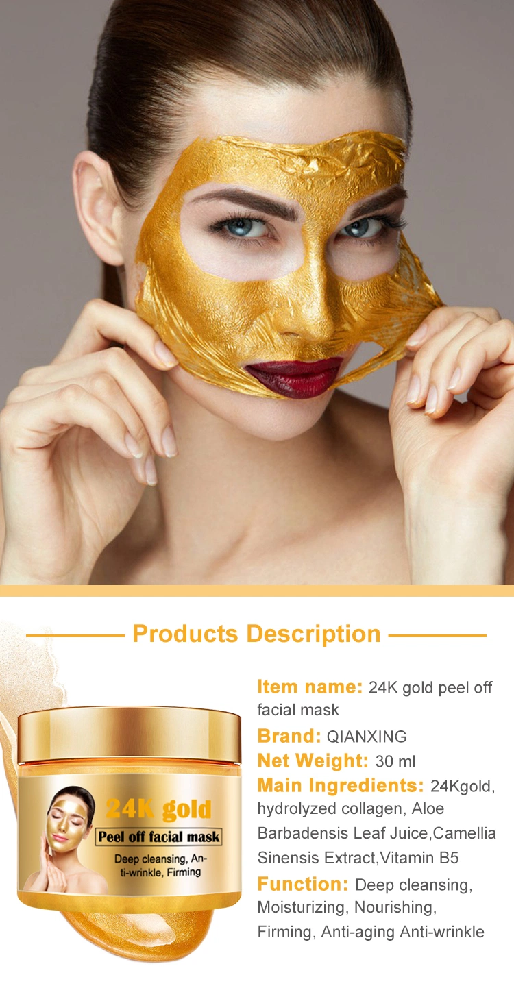 Anti Wrinkle SPA Korea Beauty Products for Women 24K Gold Collagen Facial Mask